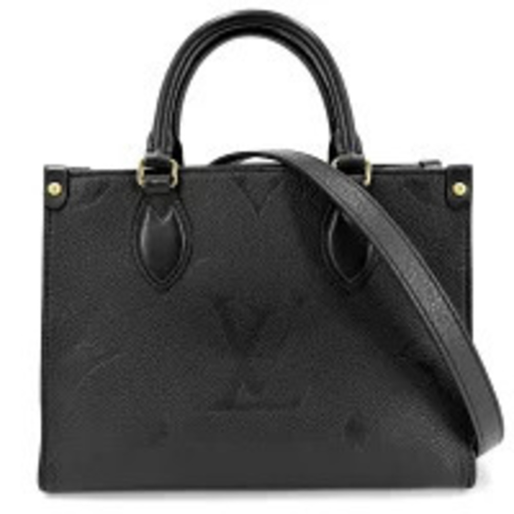 Louis Vuitton OnTheGo Monogram Empreinte 2Way Crossbody Bag Leather Noir Black